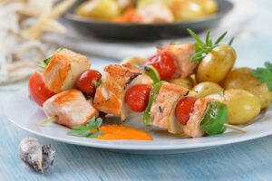 Leia mais sobre o artigo Brochettes de Salmão